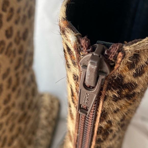 CHARLES DAVID BY NATHALIE M 90s CALFHAIR BOOTS - Picture 4 of 6